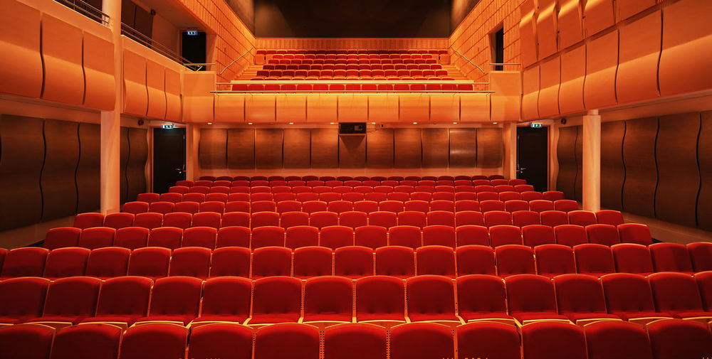 Image of empty concert hall