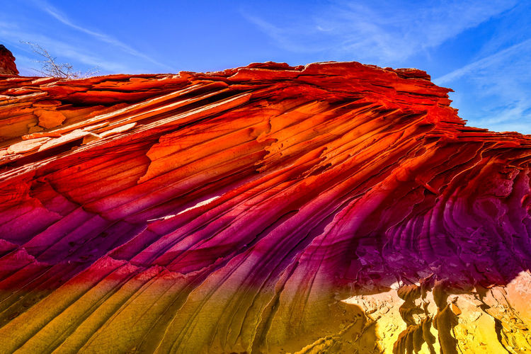 Colorful rendition at coyote buttes south in paria canyon--verrmillion cliffs wilderness area