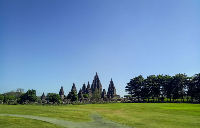 Prambanan temple is one of the historical heritages which became tourist attractions in klaten