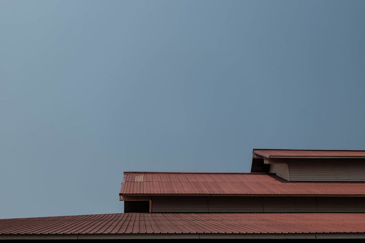 Low angle view of building against sky