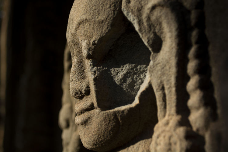 Close-up of statue