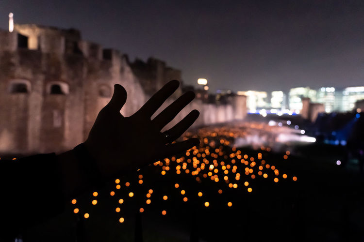 The tribute, called beyond the deepening shadow, had run every night until armistice day 2018.
