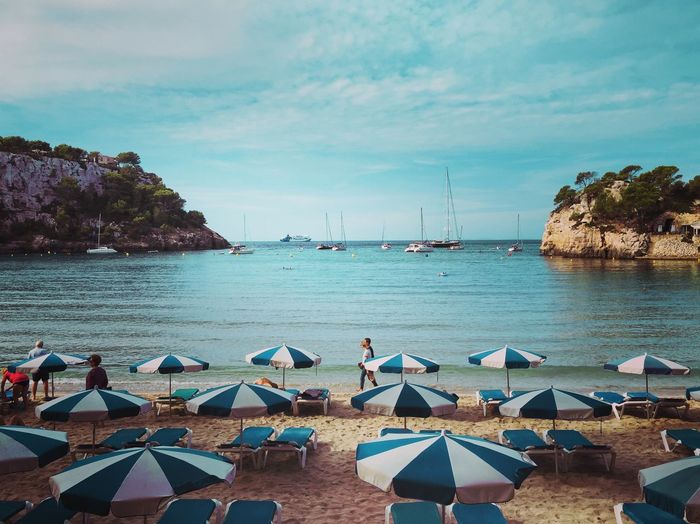 Scenic view of beach