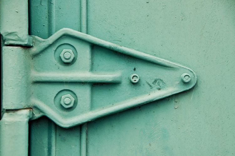 Full frame shot of metal door