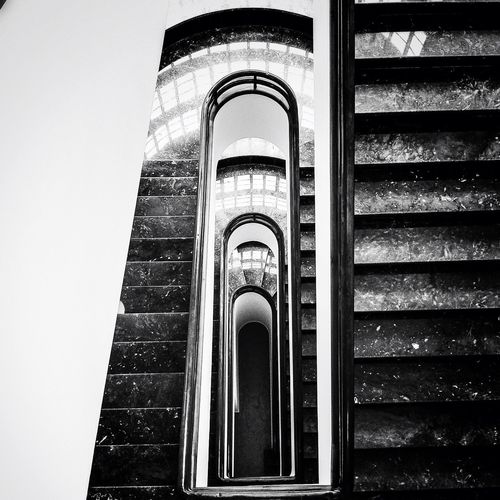 Low angle view of staircase