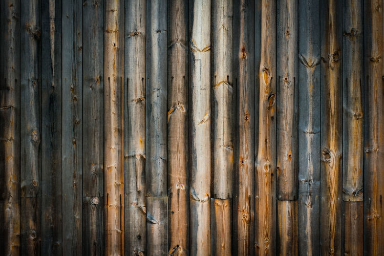 Full frame shot of weathered wooden fence