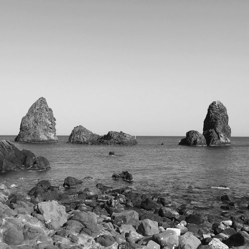 Rocks on coast
