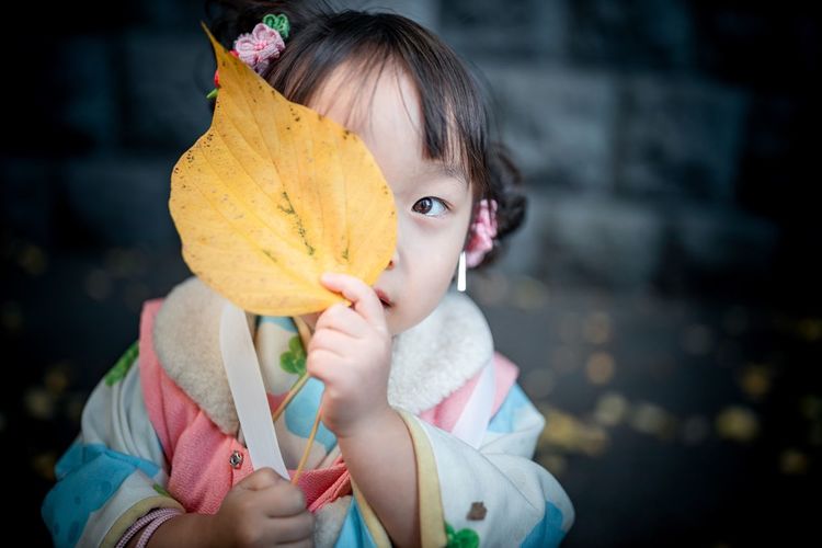 Japanese girl. Kimono Girl Japanese 3yearsold 日枝神社 Tokyo Japan 七五三 Autumn colors EyeEm Selects Child Childhood Girls One Person Holding Offspring Portrait Focus On Foreground Innocence Women Females Front View Headshot Food Food And Drink Day Close-up Looking At Camera Moments Of Happiness Capture Tomorrow