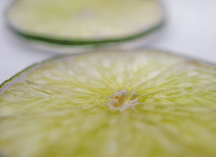 Full frame shot of lemon slice