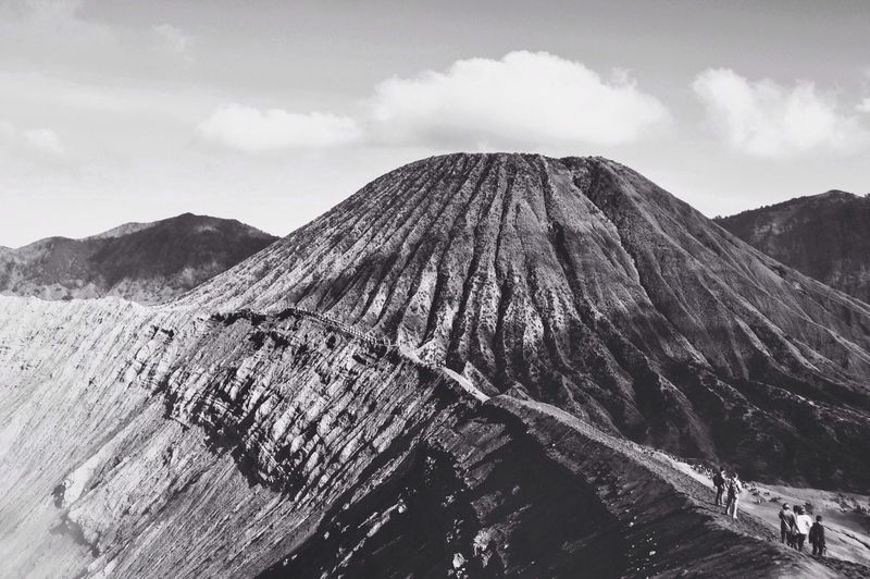 View of mt bromo against sky