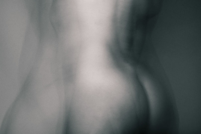 Defocused image of woman