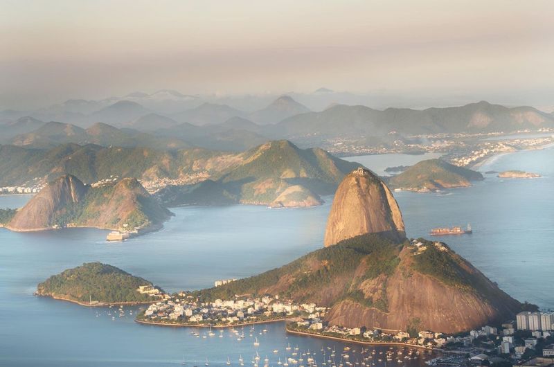 Scenic view of sugarloaf mountain against sky