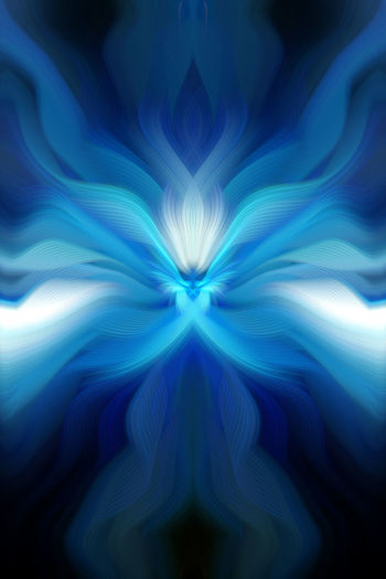 Digital composite image of blue background