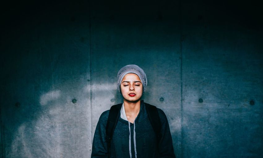 // close your eyes on old ends // Portrait People 2016 January 2016 Tadaa Community Canon Japan Japan Photography Check This Out Canon6d Winter Learn & Shoot: Simplicity Deceptively Simple Portraits Showcase: January The Portraitist - 2016 EyeEm Awards