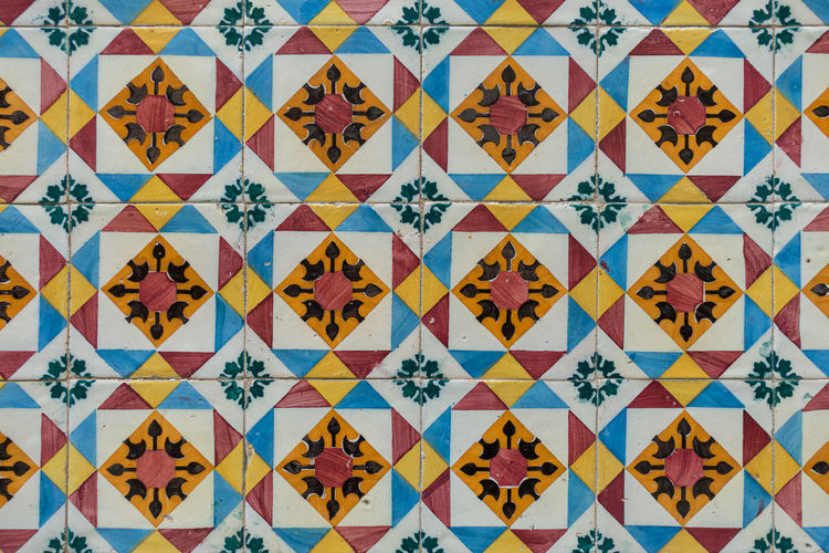 Full frame shot of patterned wall