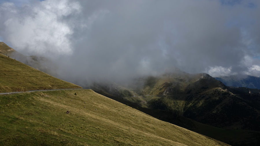 Scenic view of landscape against sky