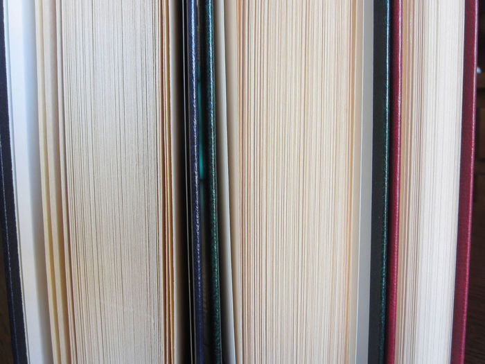 Full frame shot of books in store