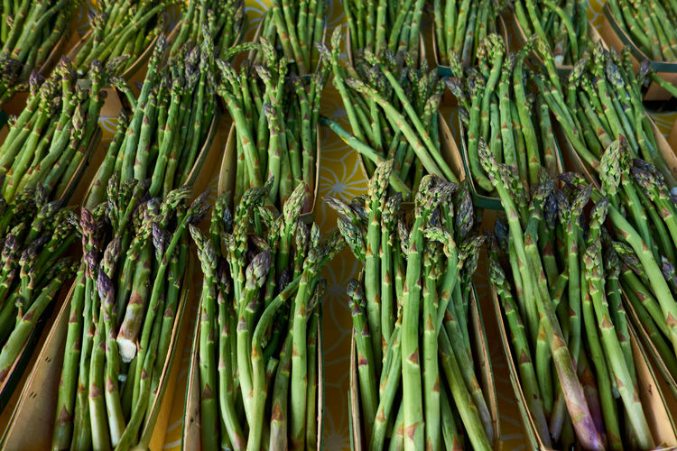 Full frame shot of asparagus
