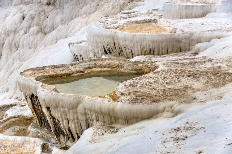 Idyllic shot of hot springs