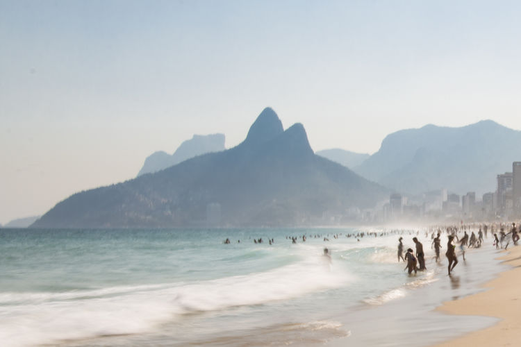 People on beach