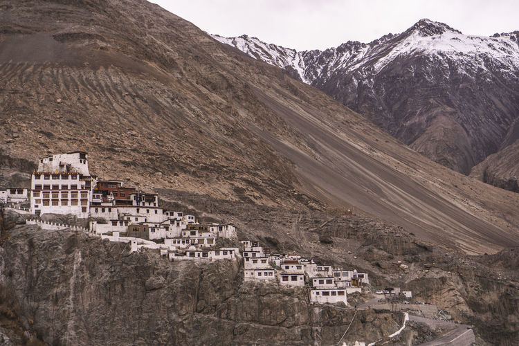 Diskhit gompa tibetan buddhist monastery of the yellow hat, ladakh, jammu and kashmir, leh ladakh