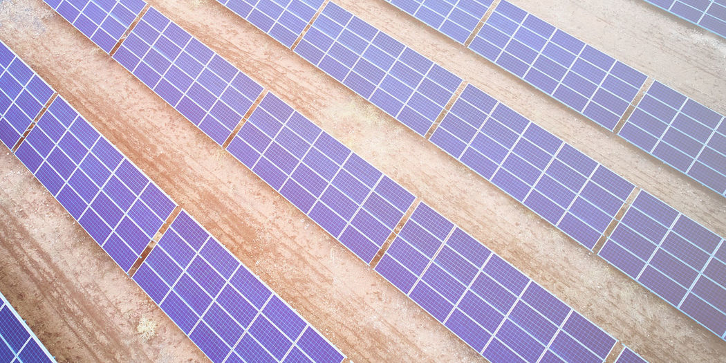 Low angle view of solar panel