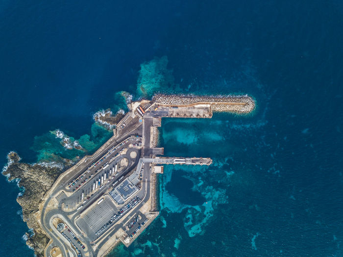 Malta from above aerial shot