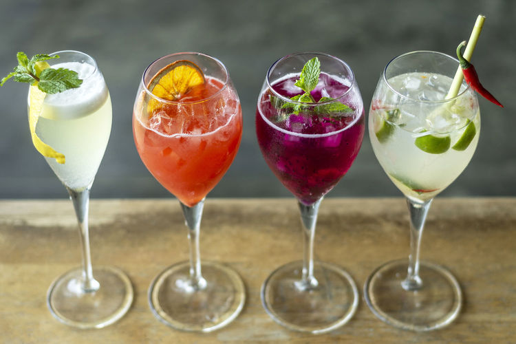 Close-up of drink on table