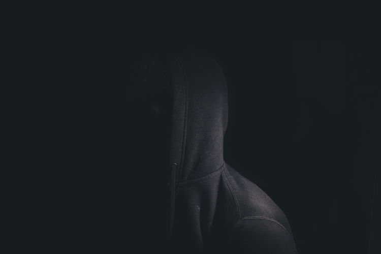 View of the dark