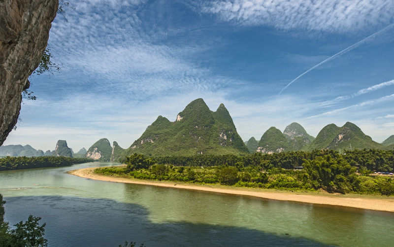 The river li close to yangshua in china