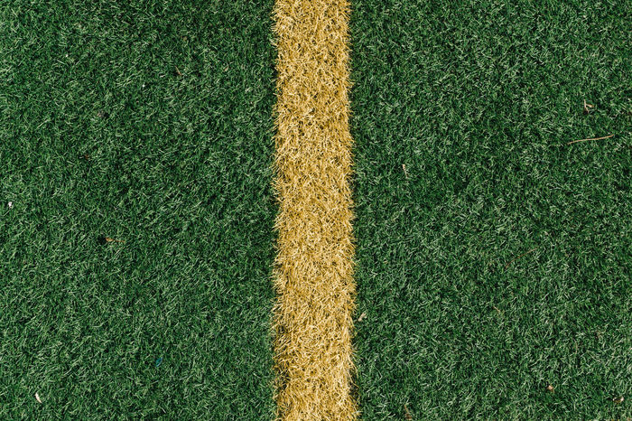 Close-up of yellow line