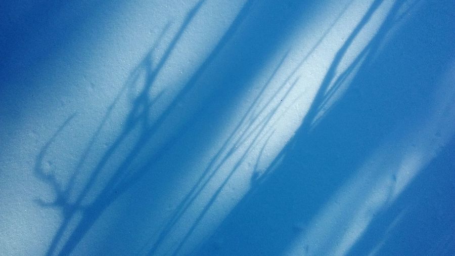 Full frame shot of shadow on snow