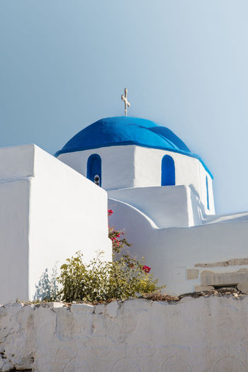 Church in paros , greece