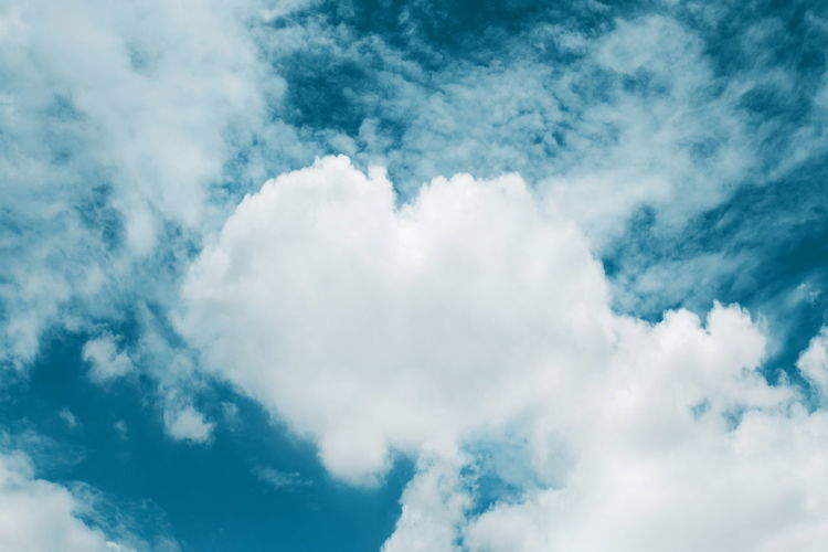 Low angle view of clouds in sky