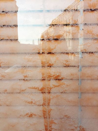Digital composite image of wet window
