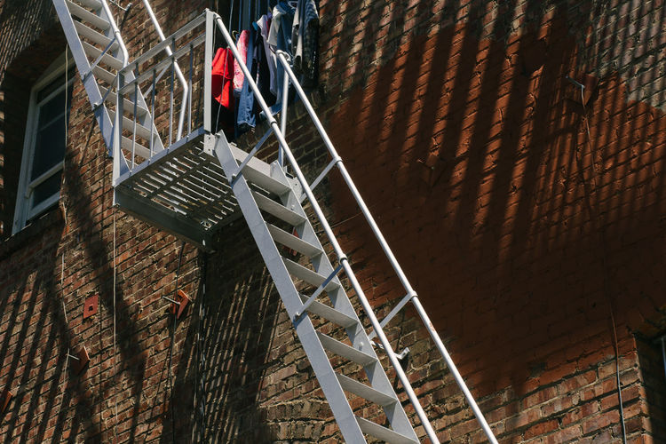 Low angle view of steps