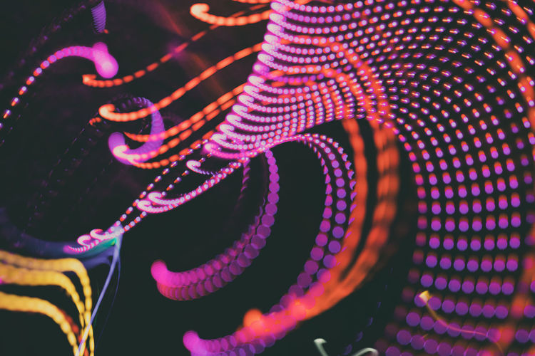 full frame shot of illuminated light painting