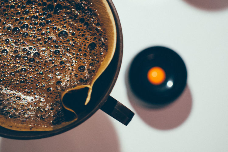 Close-up of coffee cup