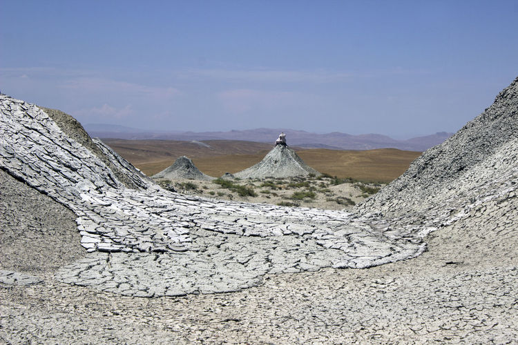 Gobustan mud volcanoes, azerbaijan