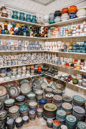 Ceramic shop in morocco