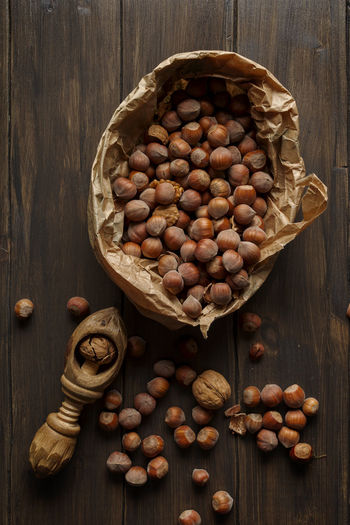 Close-up of roasted coffee beans