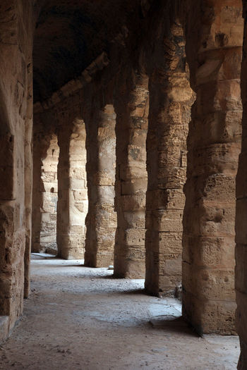 Corridor of ancient amphitheater