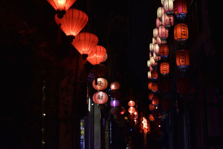 Chinese lantern street