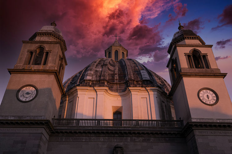 Low angle view of church