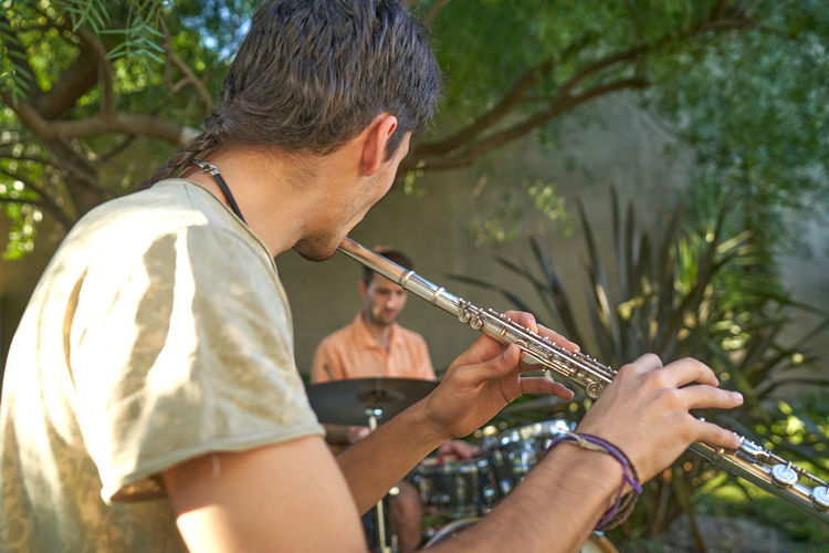 Man playing guitar