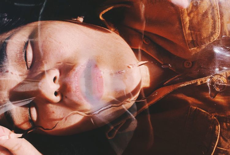 Behind curtains Portrait Close-up The Creative - 2018 EyeEm Awards