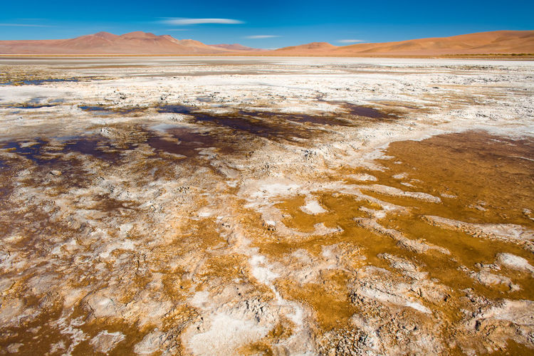 Desert against sky