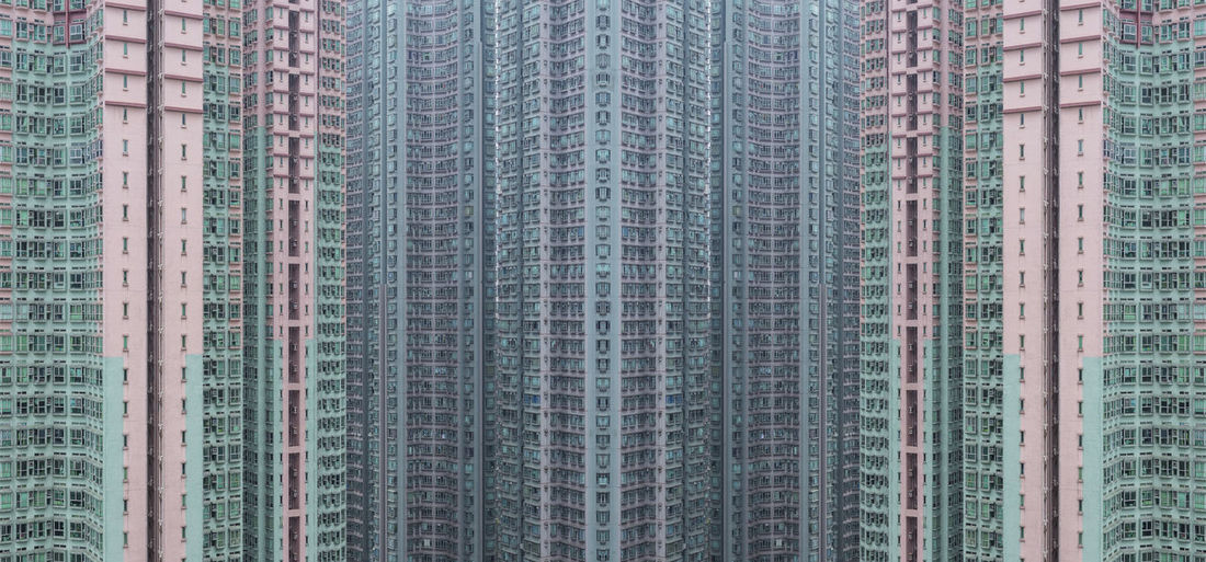 Full frame shot of modern building
