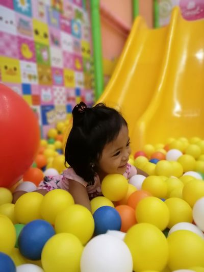 Boy playing with toy