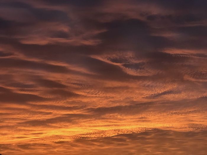 Blazing sunset